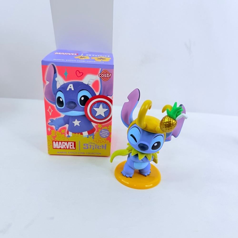 Hot Toys Cosbi Marvel Stitch as Loki Vinyl Figure CBX100 Disney Mystery Box